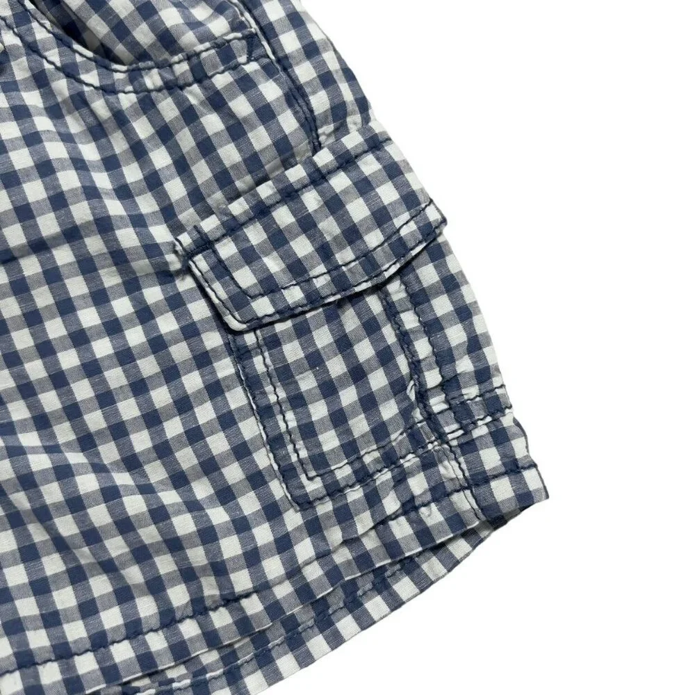Baby Gap 18-24m Blue Gingham Shorts